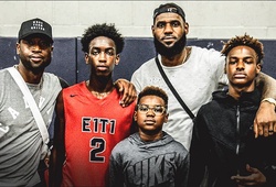 Con trai của LeBron James và Dwyane Wade được chú ý hơn nhiều đội NBA