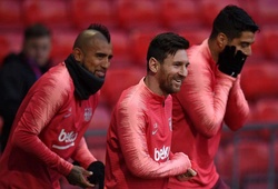 Messi khiến NHM phát cuồng với kỹ năng tuyệt vời trên sân tập
