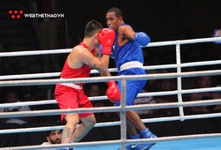 Ánh mắt sợ hãi của võ sỹ Timor-Leste trước khi bị Trương Đình Hoàng hạ knock-out