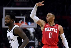 Russell Westbrook ghi 40 điểm, Houston Rockets dễ dàng hạ LA Clippers