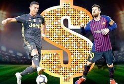 Ronaldo và Messi kiếm nhiều tiền nhất hành tinh trong 1 thập kỷ