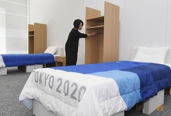 Giường ngủ ở Olympic và Paralympic Games 2020 làm từ bìa các-tông