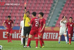 Nhận thẻ đỏ trận gặp U23 Triều Tiên, Đình Trọng bị treo giò ở trận đấu của ĐTQG