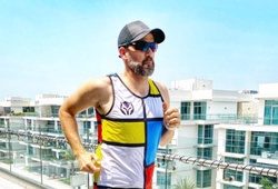 Cặp vợ chồng Nam Phi thực hiện “marathon ban công” tại Dubai mùa dịch COVID-19