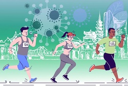 Hơn 500 vận động viên “chạy ảo” cùng băng qua mùa dịch COVID-19
