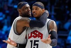 Ngồi dự bị tại Olympic 2004, LeBron James rủ Carmelo Anthony lên kế hoạch trả thù