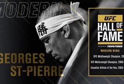 Huyền thoại MMA Georges St-Pierre được vinh danh tại sảnh danh vọng UFC