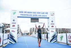 Lâm Quang Nhật đăng quang giải triathlon các CLB vô địch quốc gia 2024