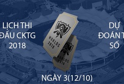 Lịch thi đấu & Dự đoán CKTG 2018 Ngày 3: Bất ngờ gì sẽ xảy ra khi Phong Vũ Buffalo có một ngày nghỉ ngơi?