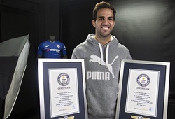 Cesc Fabregas được vinh danh vào kỷ lục Guinness nhờ kỳ tích ở giải Ngoại hạng Anh