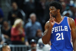 Joel Embiid sánh vai 6 huyền thoại NBA sau 100 trận đầu tiên trong sự nghiệp