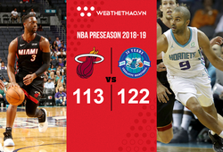 Derrick Jones Jr dính chấn thương ghê rợn trong ngày Charlotte Hornets tăng tốc, nhấn chìm Miami Heat ở hiệp 3