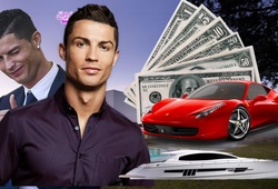 Những con số ấn tượng về khối tài sản của Cristiano Ronaldo