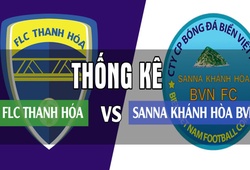 Thống kê bóng đá vòng 26 V.League 2018: FLC Thanh Hóa - Sanna Khánh Hòa BVN