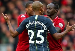 Liverpool hòa Man City và Sadio Mane may mắn thoát thẻ đỏ sau khi đạp Fernandinho?