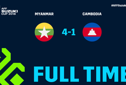 HLV Keisuke Honda không thể giúp Campuchia giữ được 3 điểm trước Myanmar