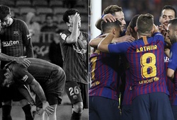 Hé lộ 2 bộ mặt khó tin của Barcelona tại La Liga và Champions League