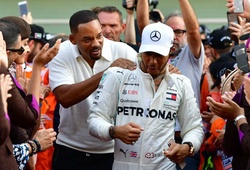 SỐC: Will Smith "bắt cóc" Hamilton ngay trước Abu Dhabi GP