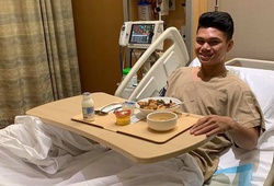 Phạm Xuân Mạnh phẫu thuật thành công vỡ xương mác tại Singapore