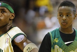 LeBron James hưng phấn nhắc lại viễn cảnh chơi bóng cùng con trai tại NBA