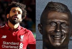 Bức điêu khắc của Salah xấu hơn của Ronaldo, xấu đến... cạn lời chê