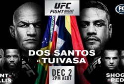 TRỰC TIẾP UFC Fight Night 142: Junior dos Santos vs. Tai Tuivasa