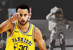 Stephen Curry lại hại não fan khi nhất định không tin con người đã đặt chân lên Mặt Trăng