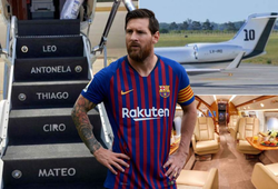Choáng ngợp với máy bay riêng trị giá hơn chục triệu đô của Messi
