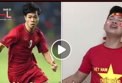 Một chàng trai trẻ tự sáng tác và trình bày bài hát cực “yêu” cổ vũ ĐTVN 