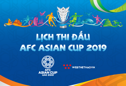 Lịch thi đấu của ĐT Việt Nam tại VCK ASIAN Cup 2019