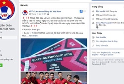 Cảnh giác với chiêu lừa đảo tặng vé bán kết AFF Cup 2018 trên Facebook