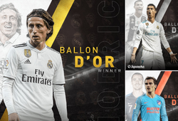 Những ai đã bầu cho Modric và Ronaldo trong cuộc đua giành Quả bóng vàng 2018?
