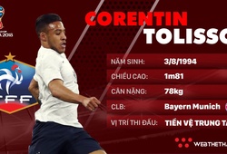 Thông tin cầu thủ Corentin Tolisso của ĐT Pháp dự World Cup 2018