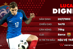 Thông tin cầu thủ Lucas Digne của ĐT Pháp dự World Cup 2018