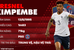 Thông tin cầu thủ Presnel Kimpembe của ĐT Pháp dự World Cup 2018