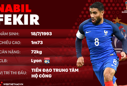 Thông tin cầu thủ Nabil Fekir của ĐT Pháp dự World Cup 2018