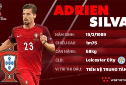 Thông tin cầu thủ Adrien Silva của ĐT Bồ Đào Nha dự World Cup 2018