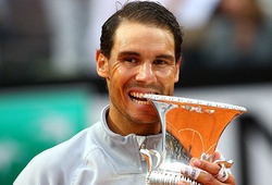 Thắng nhờ... mưa, Nadal vô địch Italian Open và trở lại vị trí thứ 1 thế giới