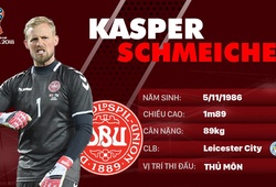 Thông tin cầu thủ Kasper Schmeichel của ĐT Đan Mạch dự World Cup 2018