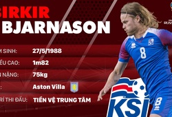 Thông tin cầu thủ Birkir Bjarnason của ĐT Iceland dự World Cup 2018