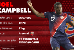 Thông tin cầu thủ Joel Campbell của ĐT Costa Rica dự World Cup 2018