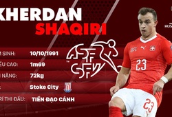 Thông tin cầu thủ Xherdan Shaqiri của ĐT Thụy Sĩ dự World Cup 2018