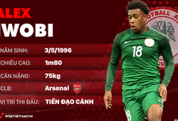 Thông tin cầu thủ Alex Iwobi của ĐT Nigeria dự World Cup 2018