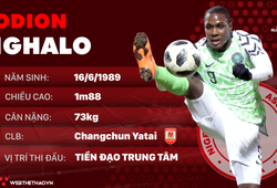 Thông tin cầu thủ Odion Ighalo của ĐT Nigeria dự World Cup 2018
