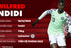 Thông tin cầu thủ Wilfred Ndidi của ĐT Nigeria dự World Cup 2018