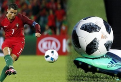 Trái bóng World Cup 2018 được thiết kế để ngăn... cú sút phạt "dị" của Ronaldo?