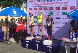 Runner nữ U50 Việt Nam giành giải 3 Phnompenh Half Marathon 2018