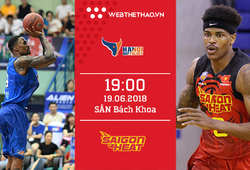 Trực tiếp bóng rổ VBA: Hanoi Buffaloes vs Saigon Heat