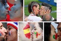 Chùm ảnh: Những nụ hôn say đắm lãng mạn ở World Cup 2018