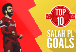 10 pha làm bàn không thể tin nổi của Mohamed Salah tại Premier League 2017/18